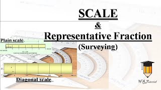 SCALE amp Representative Fraction RF in Surveying civil engineering Full Guide [upl. by Leavelle]