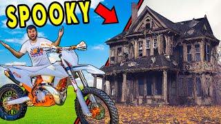 We Found an ABANDONED HOUSE on DIRTBIKES [upl. by Nyllek]