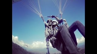 Paragliding PokharaCross country tandem flight [upl. by Saffian]