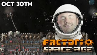 My Very Own Space Mining Platform  Factorio Space Age [upl. by Edmon18]