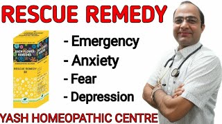 Rescue Remedy  Anxiety stress  fear  Bach flower remedy [upl. by Merilyn66]