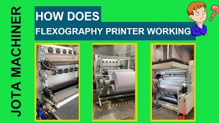 Flexographic Printing How Does a Flexography Printer Work 2022 Running in Dubai [upl. by Bowne]