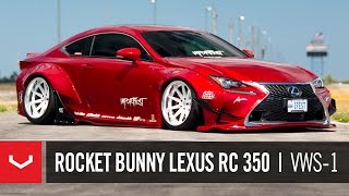 Rocket Bunny Lexus RC 350  Importfest  Vossen x Work VWS1 [upl. by Roer]