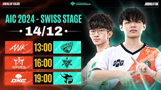 ANK vs HD  TDT vs SH  ONE vs FPT  SWISS STAGE  AIC 2024  NGÀY 1412 [upl. by Coltson]