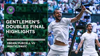 Ebden  Purcell vs Mektic  Pavic  Gentlemens Doubles Final Highlights  Wimbledon 2022 [upl. by Ardnasirk]