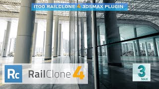 Itoo RailClone 4 3DsMax Plugin  Demo [upl. by Nnaeirrac410]