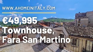 Incredible townhouse in beautiful Fara San Martino Italy for just €49995 [upl. by Sadnak]