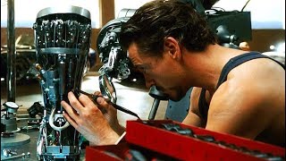 Iron Man  Making the Mark II Armor  First Test Scene  Iron Man 2008 Movie CLIP HD [upl. by Idmann777]