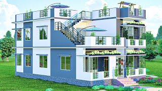 Duplex House Design in Bangladesh [upl. by Nivram]