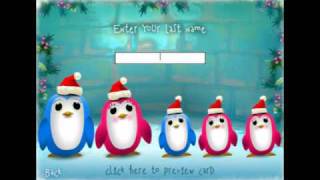 Caroling Christmas Penguins Video [upl. by Leahcimauhsoj]