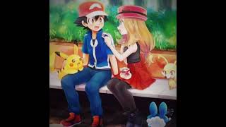 Ash X Serena edit  Ash X Serena love story 💕  Ash Love Serena ashxserenapokemonxyviralshort [upl. by Tait890]