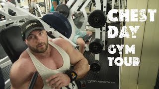 Chest Day Workout and Gym Tour of Titan Gym [upl. by Fatsug]