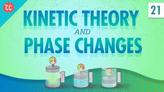 Kinetic Theory and Phase Changes Crash Course Physics 21 [upl. by Aicirt33]