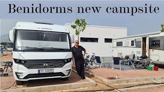 Camping La Media Legua the new campsite in Benidorm [upl. by Dnalkrik446]