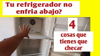 refrigerador mabe no enfria abajo  4 soluciones [upl. by Rogers]