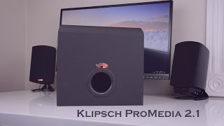 Klipsch ProMedia 21 Desktop Speakers Review [upl. by Muller]