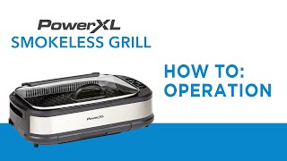 PowerXL Smokeless Grill Pro How to Operate Short Video  Indoor Grill As Seen on TV [upl. by Ferrick915]