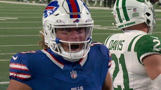 Josh Allens ninth TD pass of 24 puts Bills back in the lead vs Jets [upl. by Gnet]