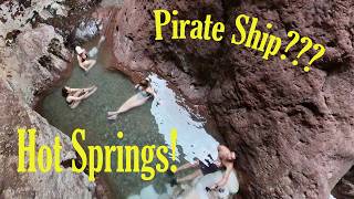 Pirate Ship in the Desert a Gold Mine And Hot Springs Winter Road Trip Part 3 [upl. by Llemrej]