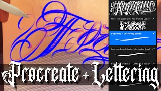 quotMy Favorite ONEquot  Full Process of Hand Lettering Tattoo [upl. by Deanna]