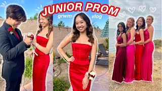 JUNIOR PROM  grwm amp vlog [upl. by Yoc]