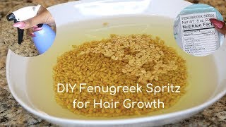 DIY Fenugreek Methi Hair Spritz for Hair Growth  Ayurveda Hair Growth Series [upl. by Loftus843]