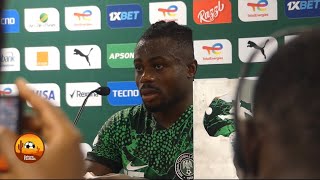 NIGERIA VS ANGOLA10 Man of match MOSES SIMON ON WIN AND NIGERIA QUALIFYING FOR SEMIS [upl. by Claudie]