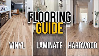 What Flooring is Best LVP  Laminate  Hardwood [upl. by Hcirdla]