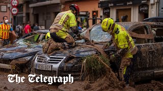 Spain flash flood survivor endured three days trapped in car next to dead relative [upl. by Asil]