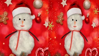 DIY Snowman Of Cotton • Amazing Holiday DIY Project • Christmas Gift • Activity for kids [upl. by Web206]