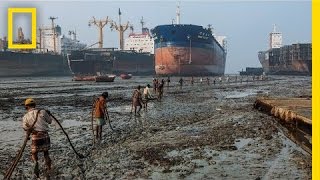 Where Ships Go to Die Workers Risk Everything  National Geographic [upl. by Stclair902]