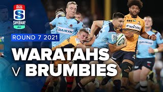 Super Rugby AU  Waratahs v Brumbies  Rd 7 Highlights [upl. by Haywood519]