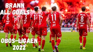 Brann  OBOSligaen  2022  All Goals [upl. by Ursuline27]