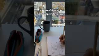 How to avoid sleepiness while studying in winter morning study yt youtubeshorts sleepless [upl. by Grimona]