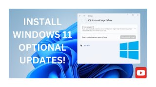 How to Install Windows 1110 optional updates  Should You Update Optional Drivers in Windows 2024 [upl. by Ylek]