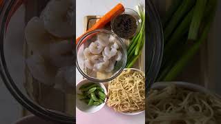 The BEST Shrimp Lo Mein Recipe ever 20minutes quickdinner stirfry chinesefood [upl. by Ayojal321]