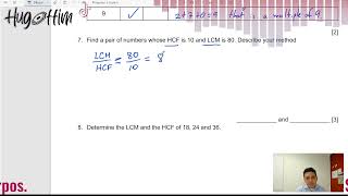 LCM and HCF Finding numbers [upl. by Verla]