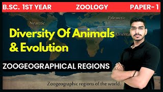 Zoogeographical regions of the world  Zoogeographical distribution of animals  BSc 1st Year [upl. by Lorac441]