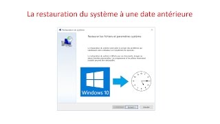 La restauration du système à une date antérieure [upl. by Arted849]