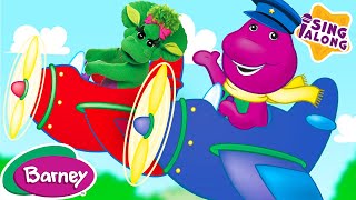 The Airplane Song  Barney Nursery Rhymes and Kids Songs [upl. by Leler]