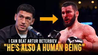 Dmitry Bivol Says he can BEAT Artur Beterbiev stating that hes just a HUMAN BEING [upl. by Damalus]