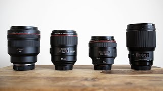 ULTIMATE 85mm Shootout  Canon RF 85 F12L vs Canon 85 14L IS vs Canon 85 12L vs Sigma 85 14 ART [upl. by Annaig]