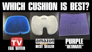 Cushion Challenge Egg Sitter vs Amazon Best Seller vs Purple [upl. by Indyc]