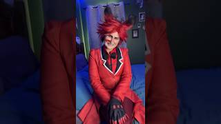 Radiostatic reporting live alastor hazbinhotel hazbinhotelcosplay alastorcosplay voxcosplay [upl. by Aihtnys507]