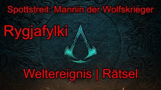 Mannin der Wolfskrieger  Rygjafylki  Weltereignis  Rätsel  Assassins Creed Valhalla W006 [upl. by Enelrae24]