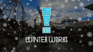 Blackpool Pleasure Beach Winter Works 2023 Ep2 [upl. by Bohlen]