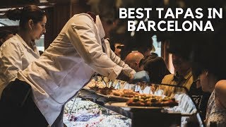 Best Tapas In Barcelona  our favourite Paella  Spain Travel Guide [upl. by Limaa]