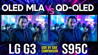 LG G3 vs Samsung S95C  Best TV of 2023 OLED Comparison [upl. by Suolevram]