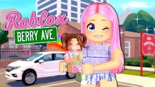 Adopting New Daughter in Roblox Berry Ave  Titi Games [upl. by Lemaceon]