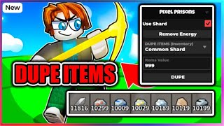 ⛏️OP Pixel Prisons Script  DUPE ITEMS [upl. by Inot]